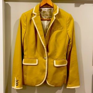 Yellow Banana Republic Suit Jacket Blazer